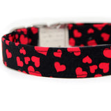 Cupid Hearts Dog Collar
