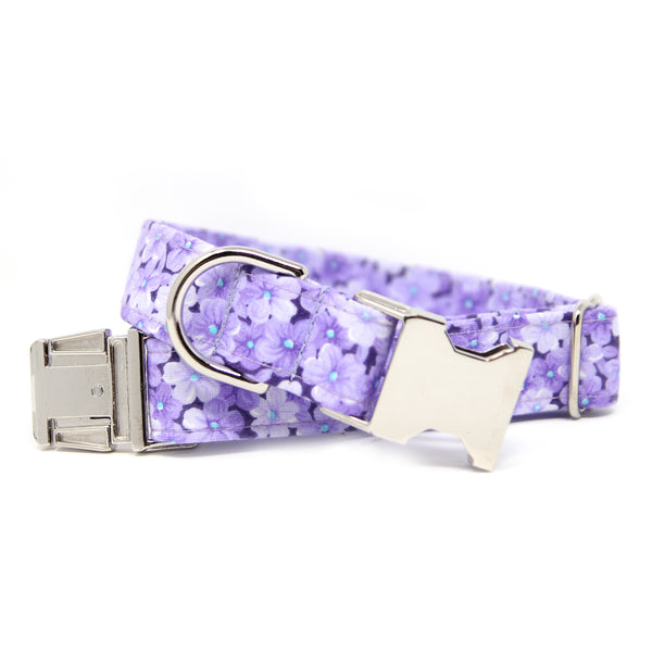 Purple Dog Collar | Floral Collar | Do you Lilac
