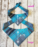 Bandana Turquoise Tartan