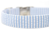 Blue Seersucker Stripe